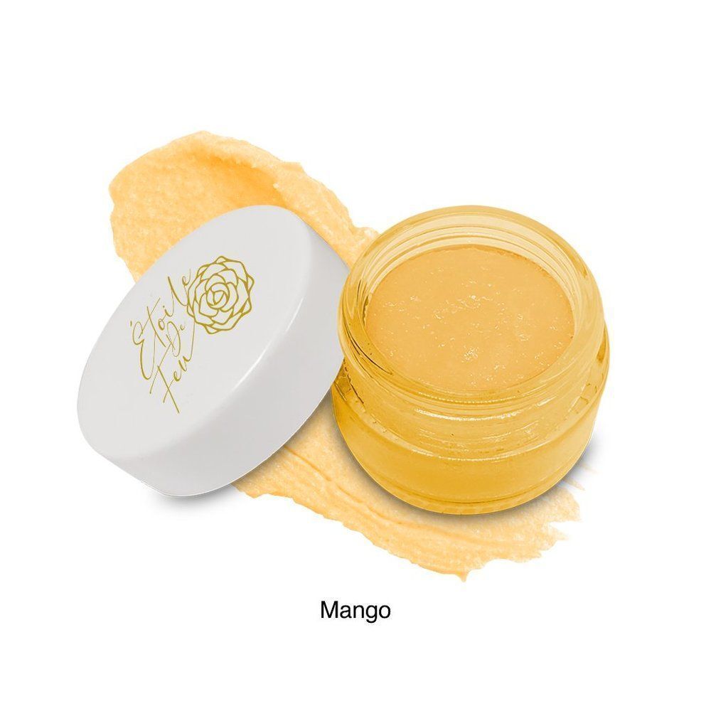 Lip Scrub - Mango:Get Smooth & Hydrated Lips w/ Vegan Organic Cruelty Free Scrub